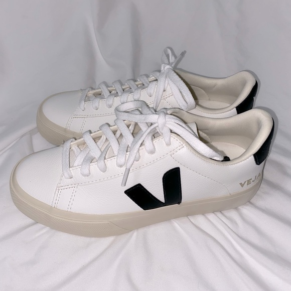 VEJA *NEW* Campo Leather Sneakers in Black -SOLD OUT EVERYWHERE! - Picture 6 of 12